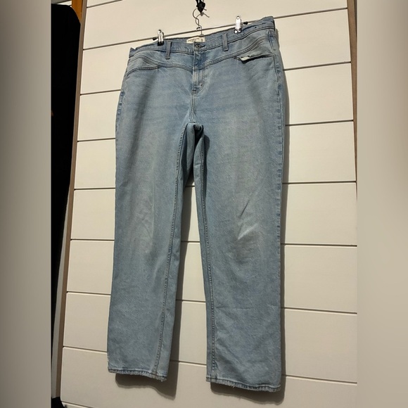 Abercrombie and Fitch the 90s straight leg low rise size 33/16R curve love - Picture 8 of 12